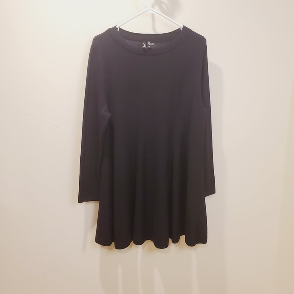 RAVEL Women's Blacl long sleeves  casual Sweater dress Size L - Picture 3 of 7